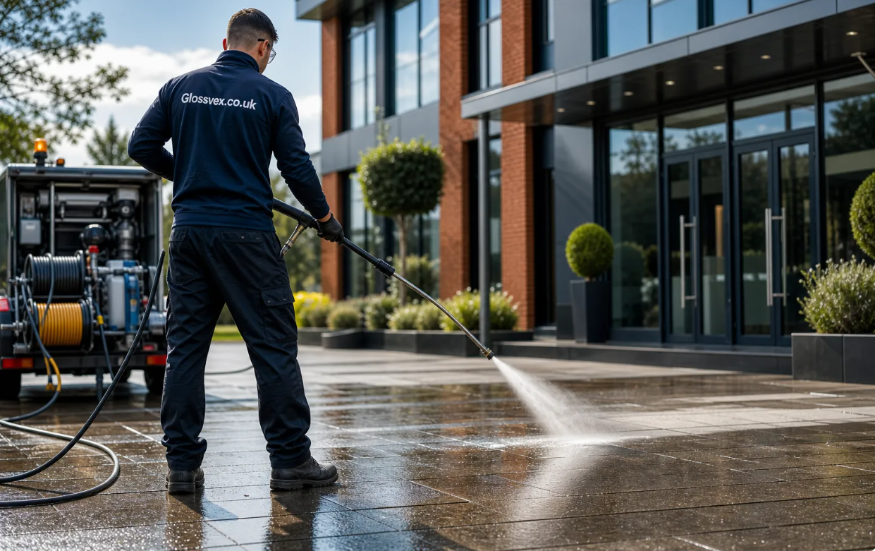How Commercial Pressure Washing Boosts Business Curb Appeal
